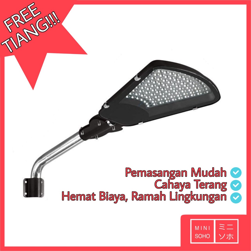 Lampu Jalan PJU LED 50W / 100W Watt SMD Ergonomis Tipis Premium IP65 Waterproof