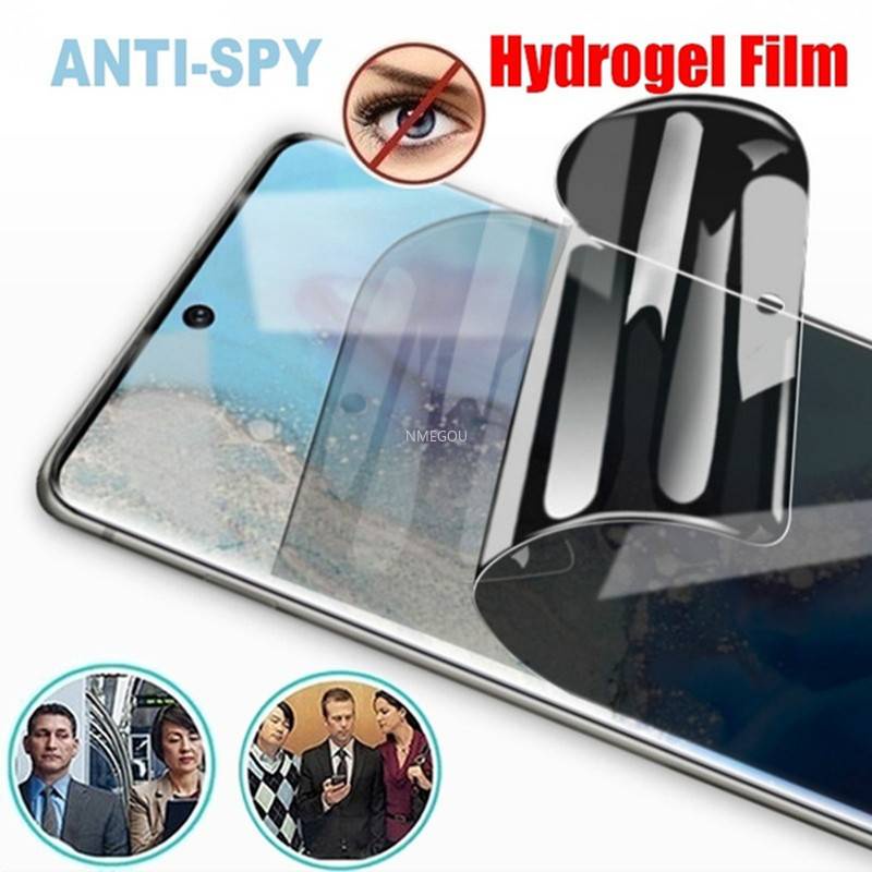 Privacy Hydrogel Film Soft Phone Case for IPhone 11 12 Pro Max Mini  7 8 Plus X XS Max XR SE 2020 Mini SE 2020 Anti-Peeping Full Front Cover