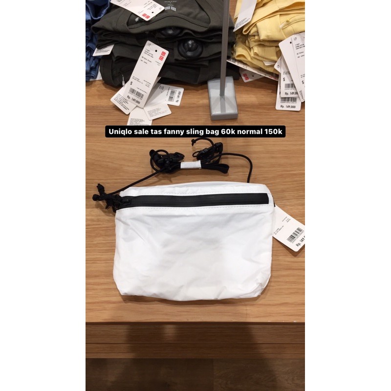 jastip uniqlo sale sling bag tas fanny tas selempang uniqlo