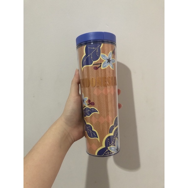 Tumbler Starbucks Original Indonesia Ungu Orange Crosby