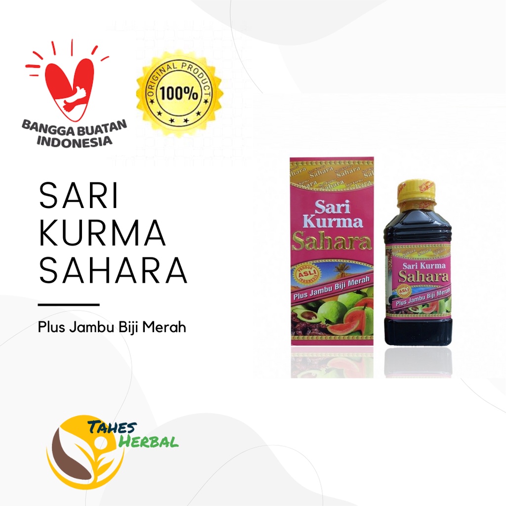 Sari Kurma Sahara Plus Jambu Biji Merah / Sahara Jambu Merah