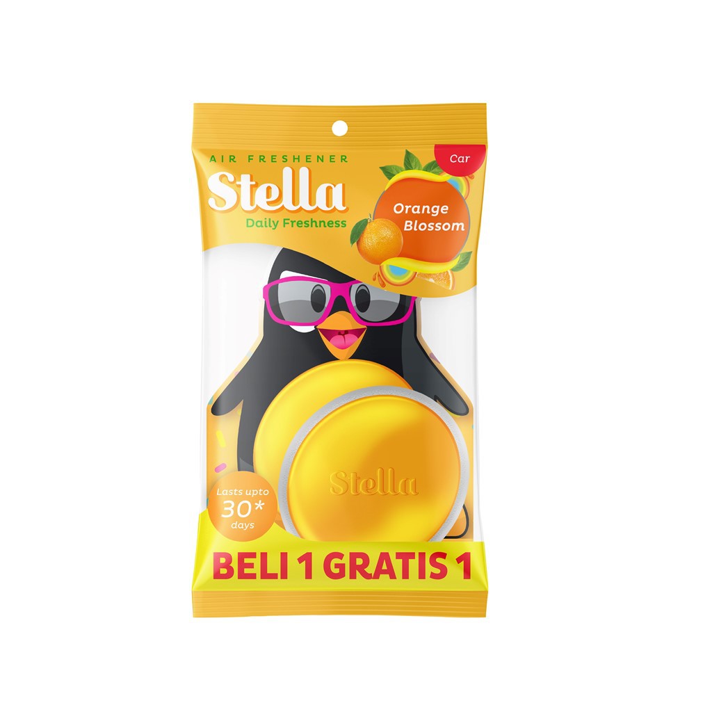 PROMO STELLA DAILY CAR ISI 2 REFILL Orange Blossom  Pengharum Mobil