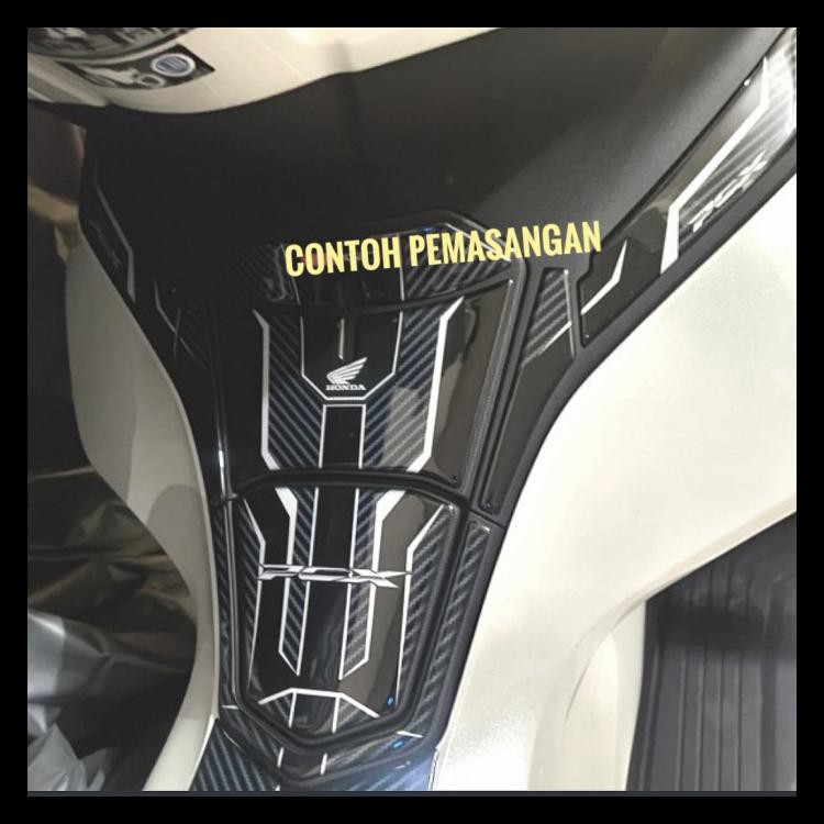 TERMURAH TANKPAD NEW PCX 160 STIKER TIMBUL PELINDUNG DECKPAD MOTOR - BIRU ROBOT