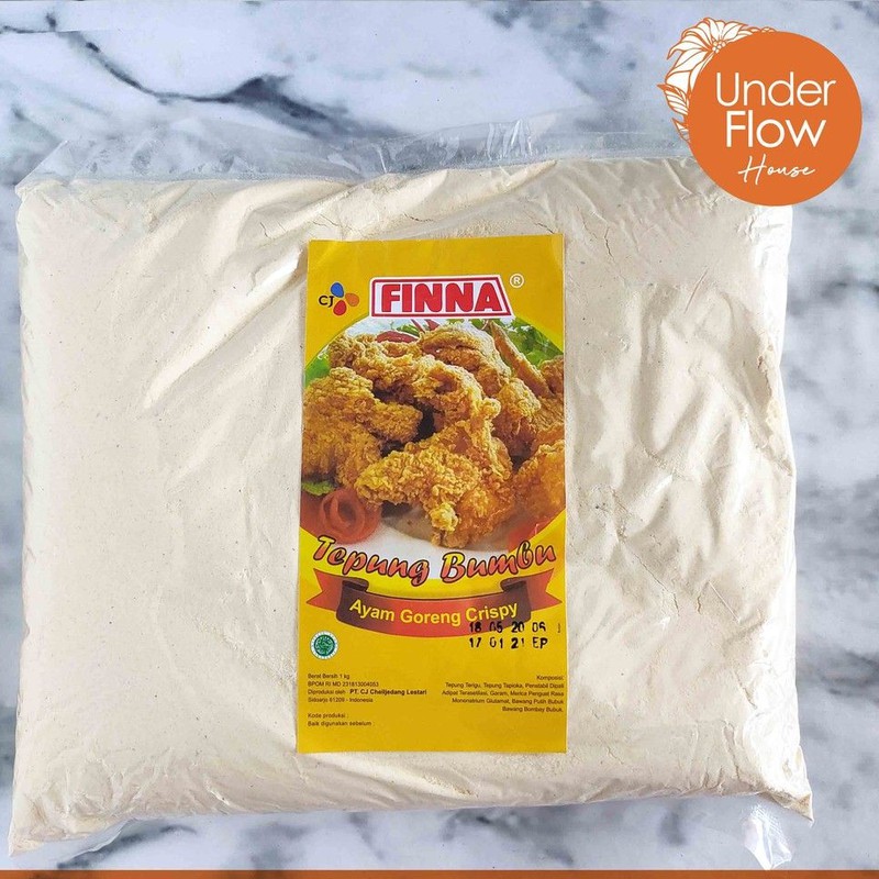 Tepung serbaguna Finna crispy 1kg | biasa untuk ayam goreng tepung kentucky 1 kg kiloan