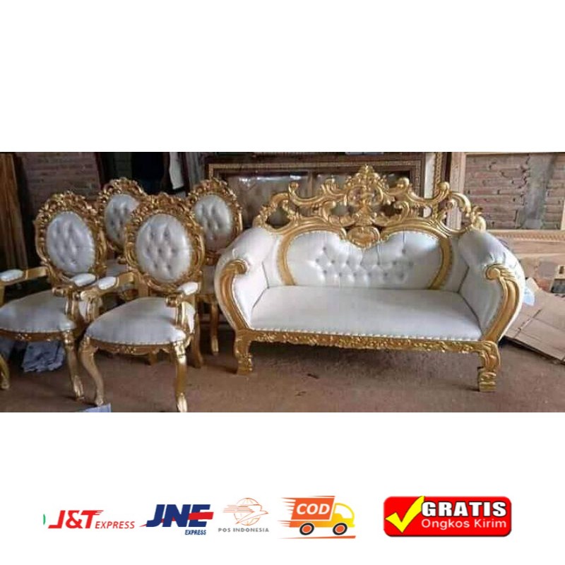 kursi pelaminan ukir / kursi pelaminan raja salman / kursi pengantin / kursi pelaminan terbaru