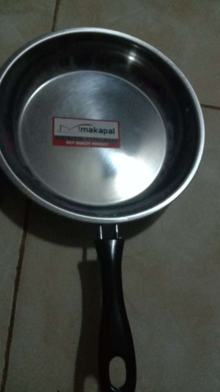 Wajan Teflon Frypan Stainless Steel 555 22 Cm ; 24 Cm