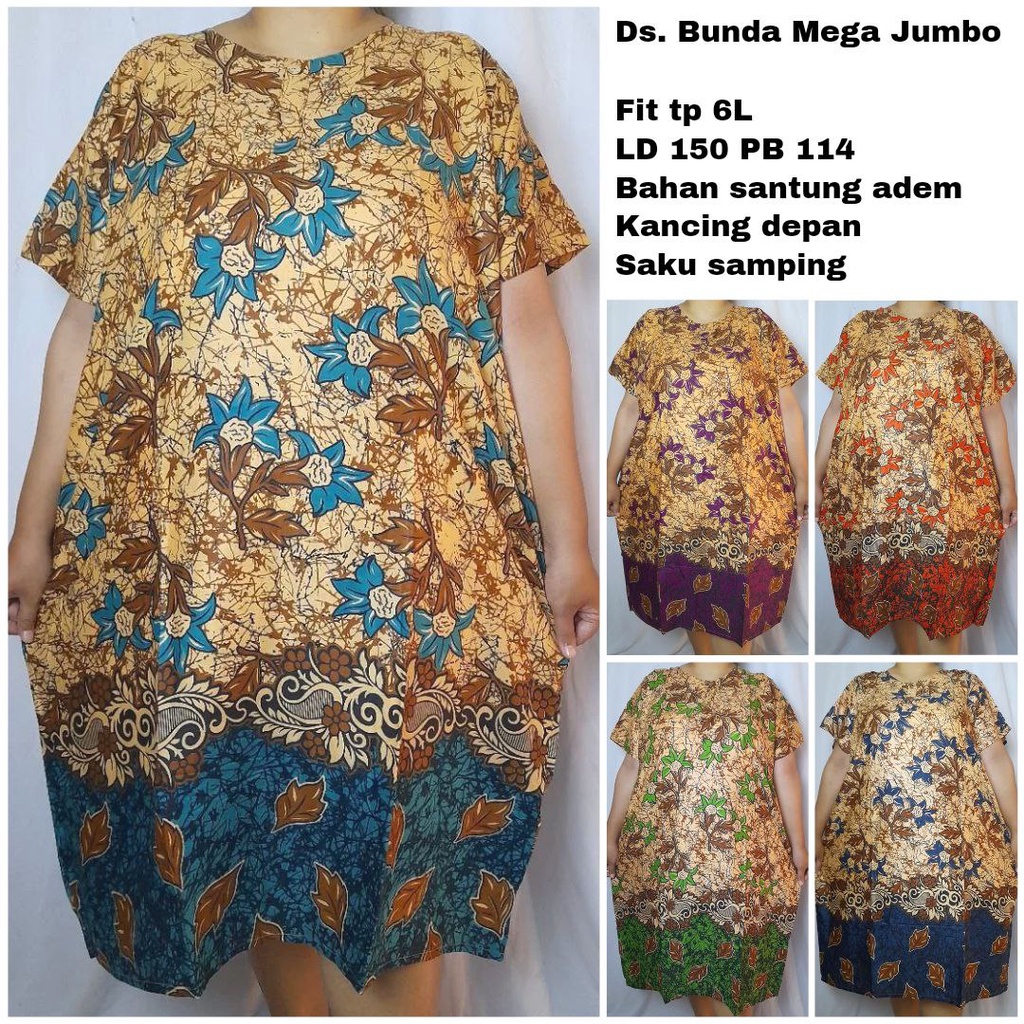 DASTER SUPER JUMBO GROSIR DASTER MURAH BAJU DASTER JUMBO DASTER KEKINIAN BAJU TIDUR DASTER BIG SIZE