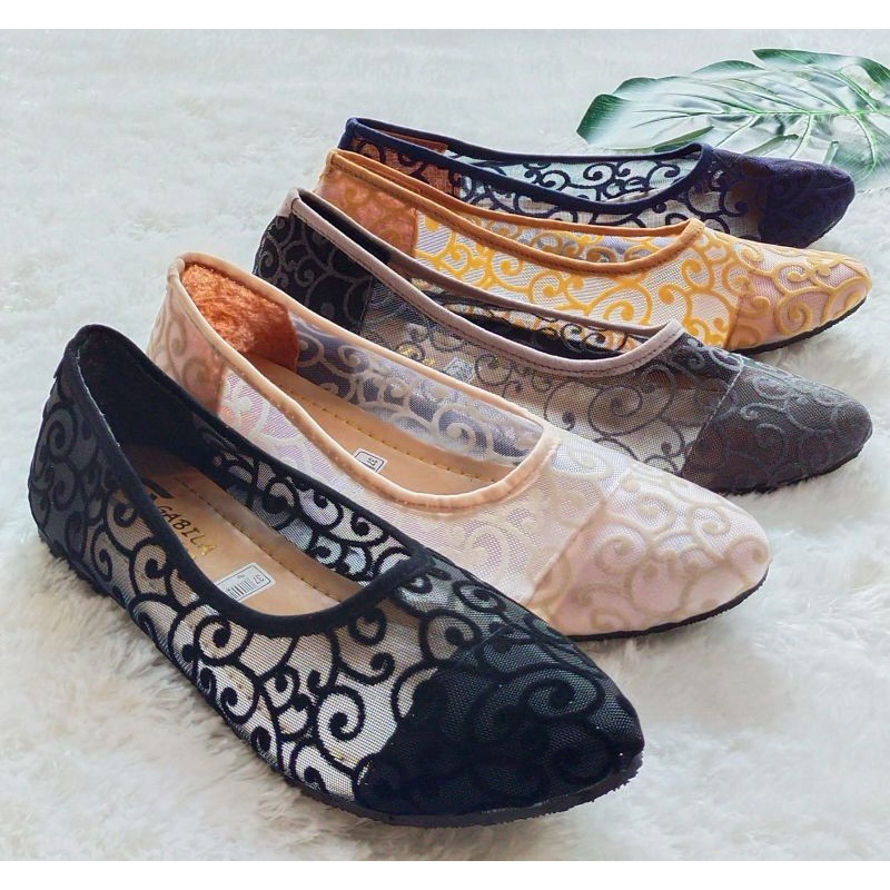 SEPATU FLAT WANITA BRUKAT BATIK