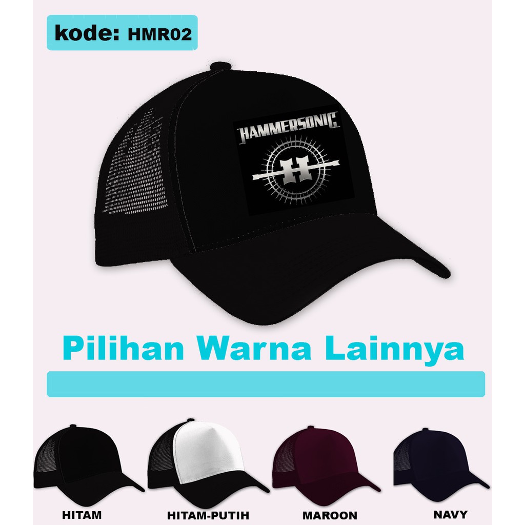 Topi hammersonic / trucker  hammersonic 2016
