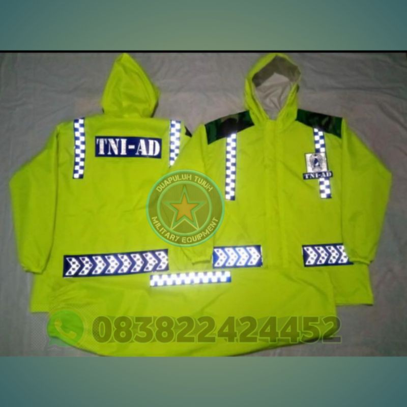 Jas Hujan Stelan TNI AD