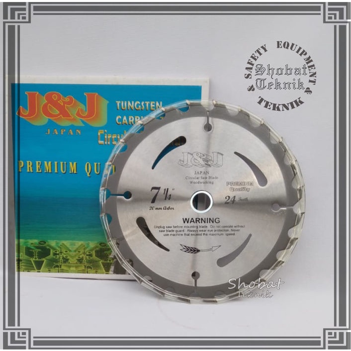 Mata Pisau Potong Kayu Circular Saw Blade 7 inch 24 T