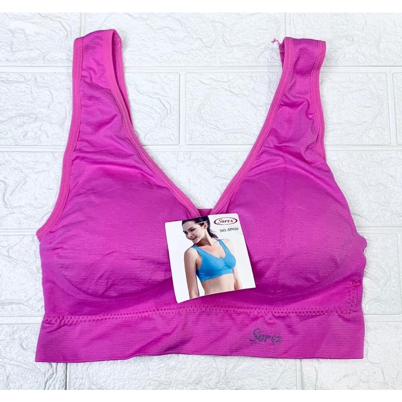 SportBra SOREX SP020 Bahan Rajut Busa Tipis Dan Tanpa Kawat