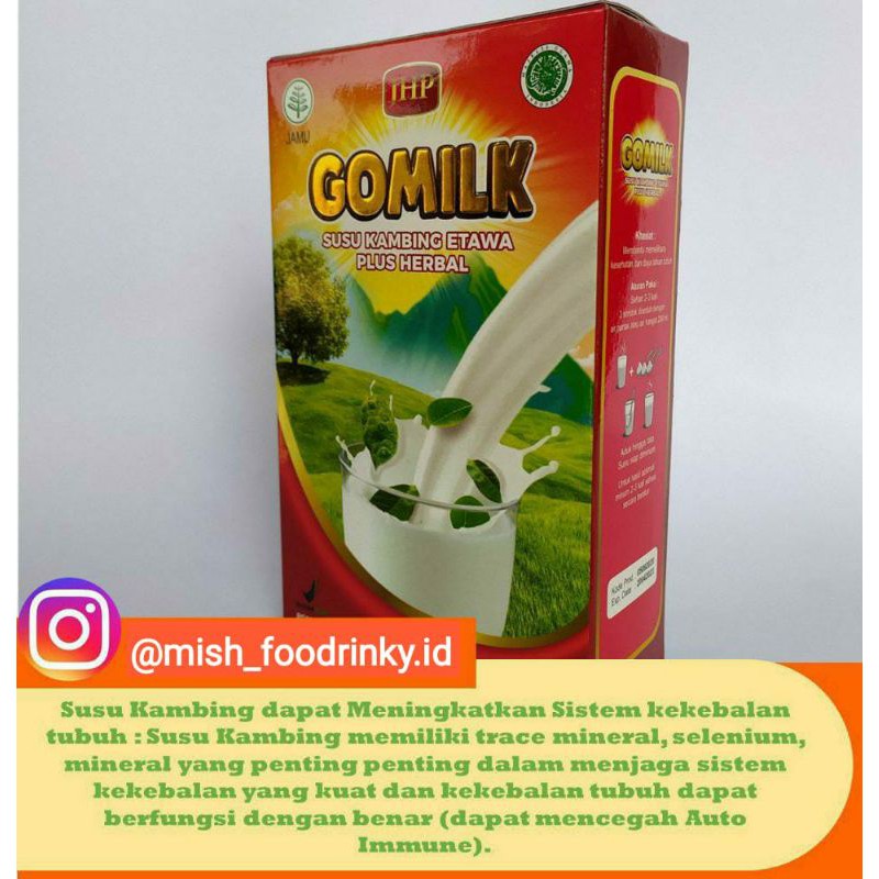 

Susu Etawa GOMILK (Meningkatkan Daya Tahan Tubuh)