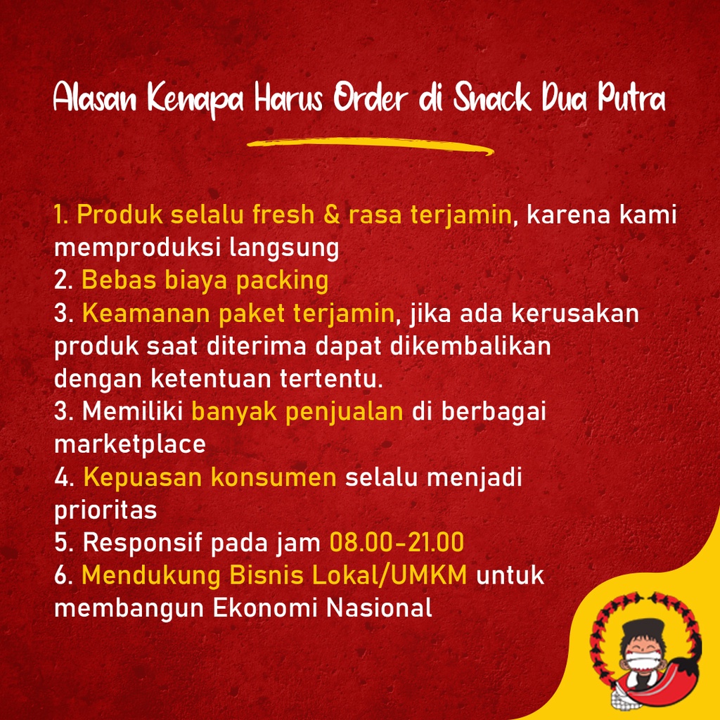 Cemilan Basreng Pedas dan Original 250gr - Snack Dua Putra-1