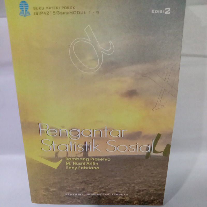 

pengantar statistik sosial By Bambang Prasetyo