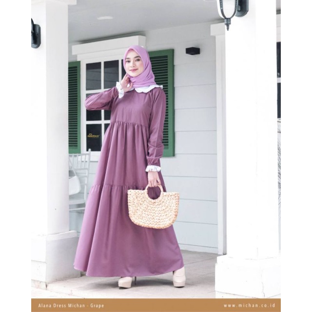 GAMIS DEWASA TERBARU GAMIS MICHAN ALANA DRESS MICHAN || GRIYA MUSLIM