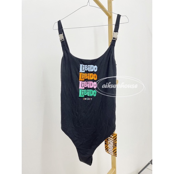 libido black bodysuit/ baju hitam sexy / lingerie✨