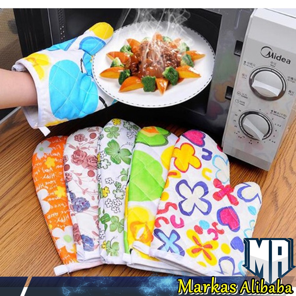 Sarung Tangan Oven / Sarung Tangan Masak Kitchen Set Gloves Oven Microwave