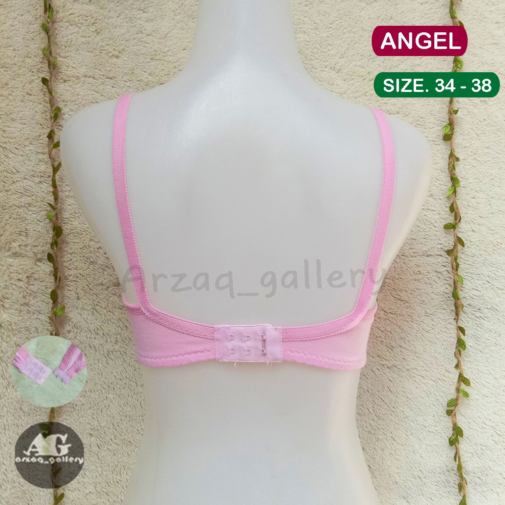 Bra remaja Angel - bh ABG tanpa busa Kait Dua - Bh Murah berkualitas | Bra Remaja | Bh Remaja Perempuan | Pakaian Dalam Anak Perempuan Remaja