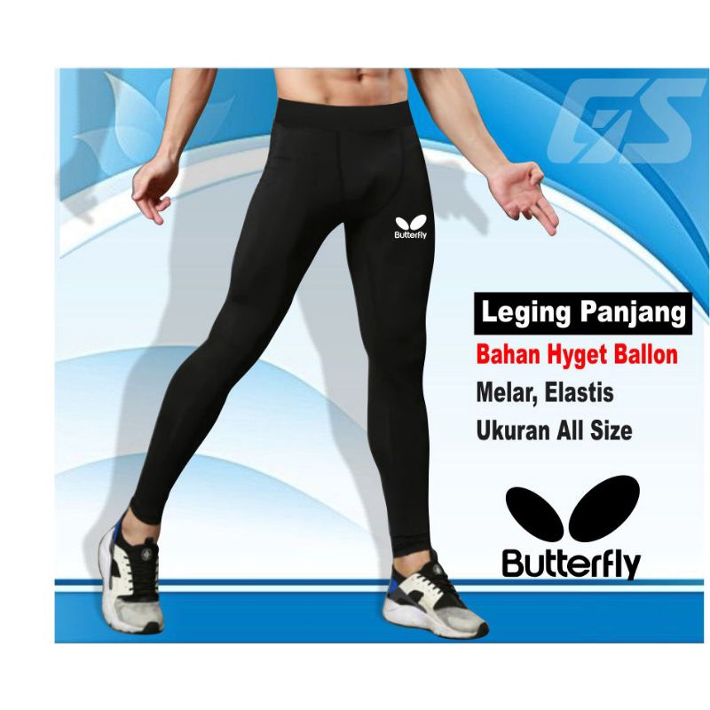 Leging olahraga badminton ahsan bawahan badminton futsal  pria wanita-butterfly