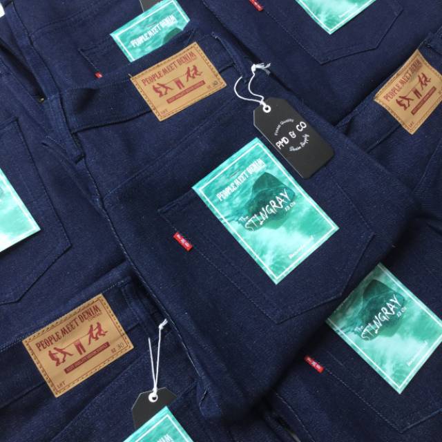 People Meet Denim Company Stingray Selvedge Denim Accent