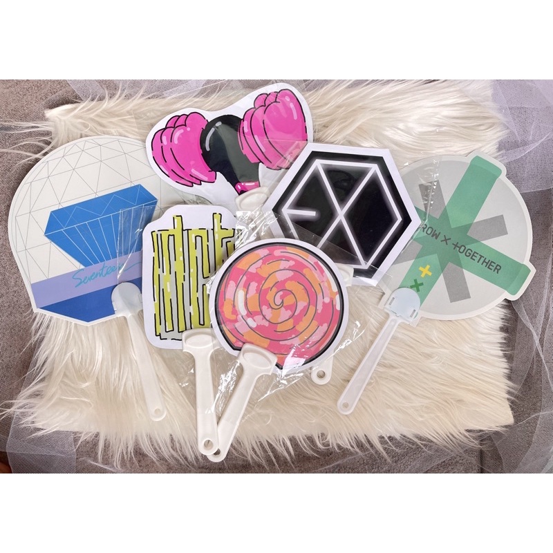 Kipas tangan mini KPOP Lightstick EXO, NCT, Twice, TXT, Blackpink, Seventeen