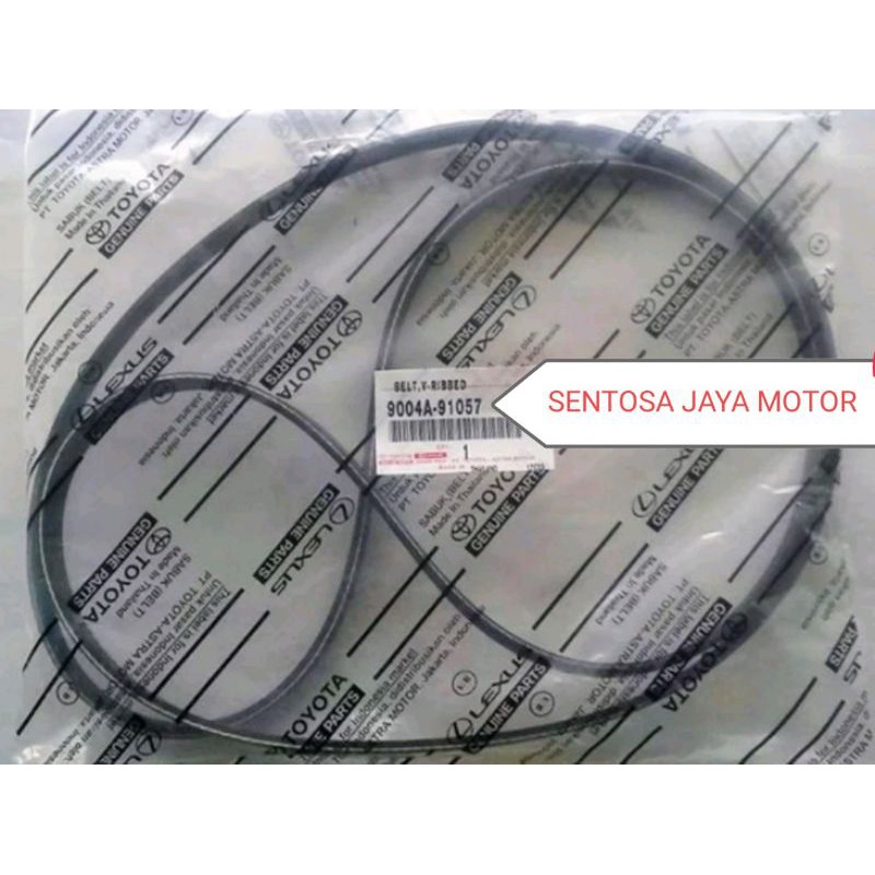 FAN BELT VAN BELT TALI KIPAS V.BELT 4PK1735 ALL NEW AVANZA XENIA VELOZ 9004A-91057 Original