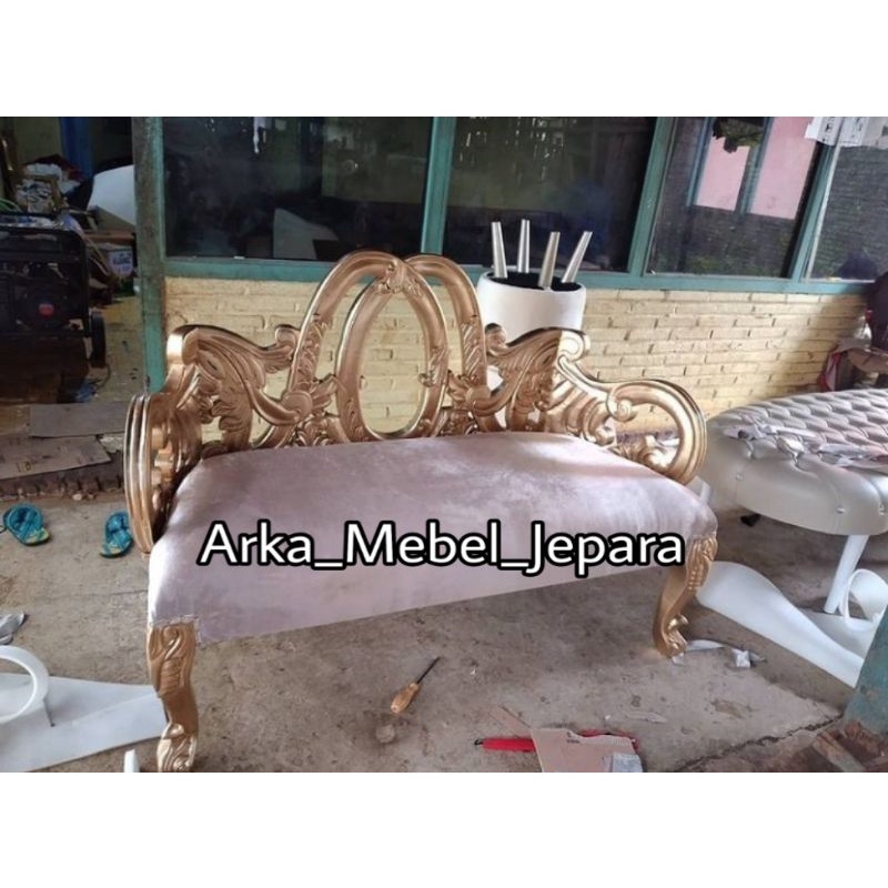 Sofa pelaminan terbaru / Sofa pengantin / kursi pelaminan ukir / sofa kayu jati