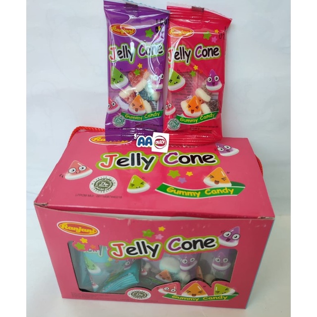 

JELLY CONE RANJANI GUMMY CANDY ISI 30 X 5GR