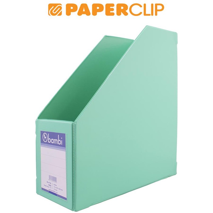 

File-Box- Box File Bambi 1033 19 Pastel Green -Box-File.