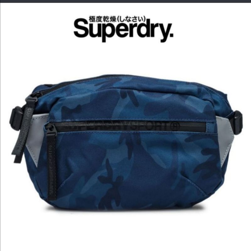 Waistbag Superdry Camo Blue / Superdry waistbag Original