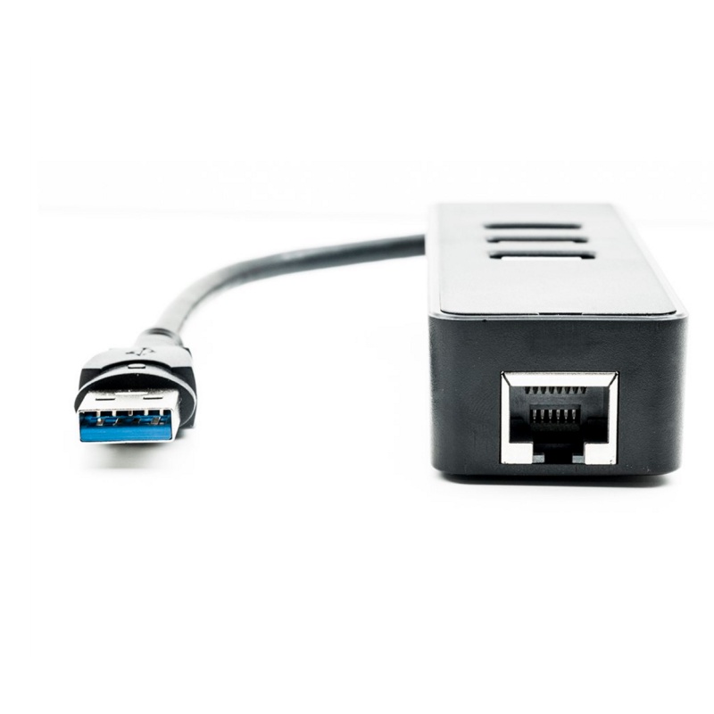 Converter USB 3.0 to Hub 3 Port + LAN Gigabit Ethernet