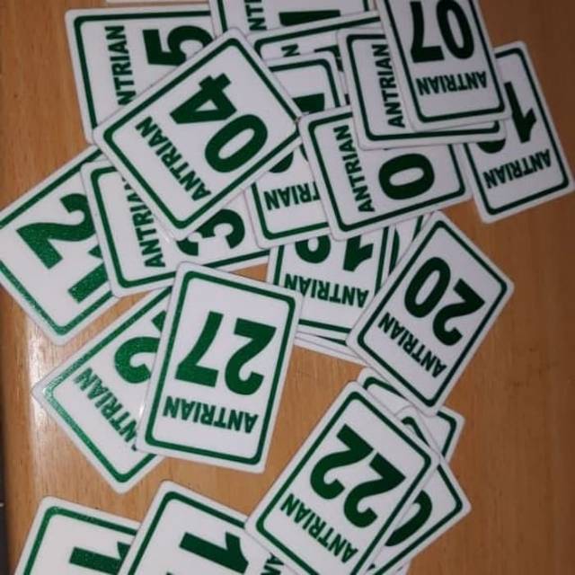 

Acrylic nomor antrian , papan antrian akrilik HARGA PER 1PCS (MINIMAL PEMBELIAN 10PCS)
