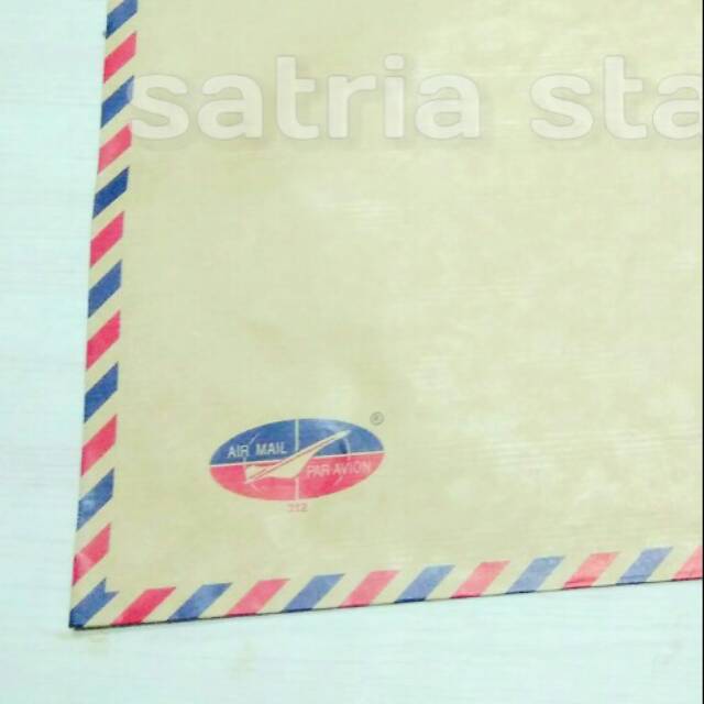 

AMPLOP COKLAT AIRMAIL 312 TALI