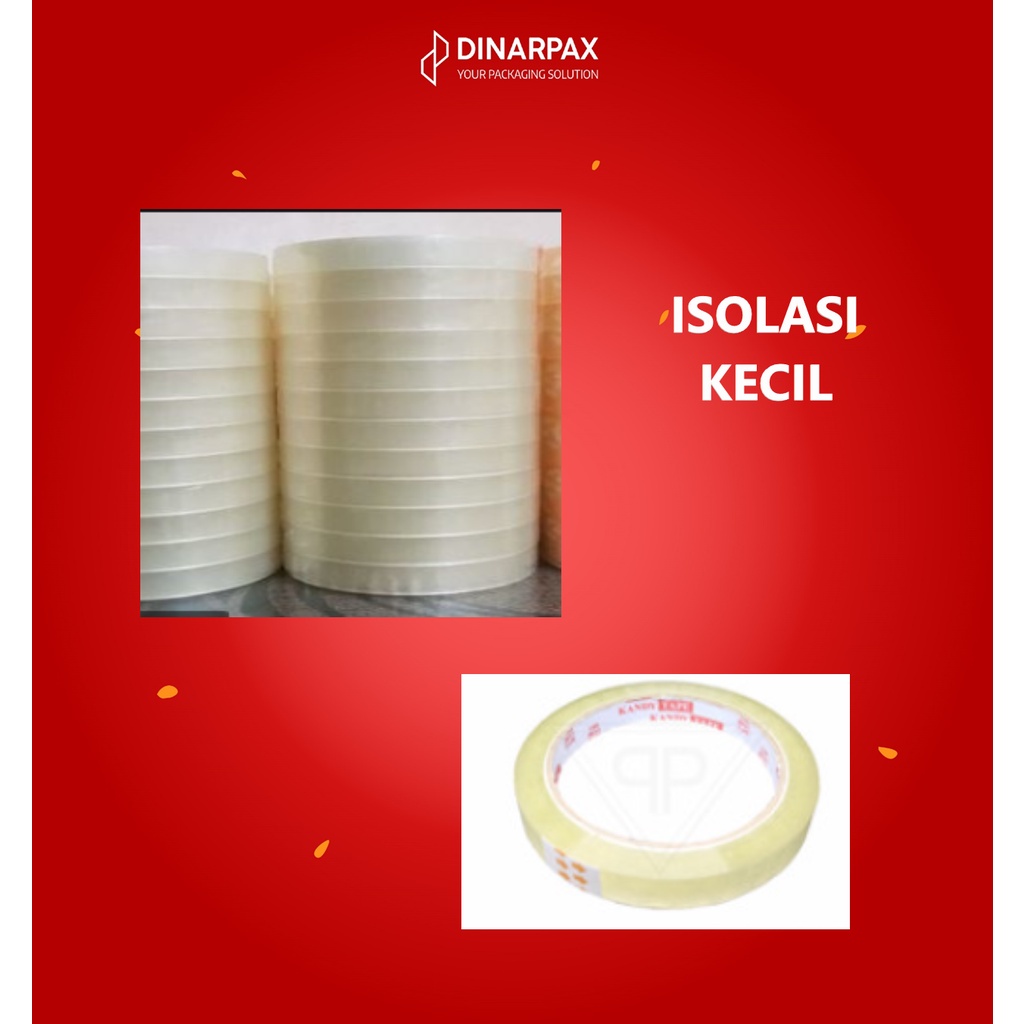 

ISOLASI KECIL/BERKUALITAS//SELOTIF/TAPE/DINARPAX/KECIL/TERMURAH