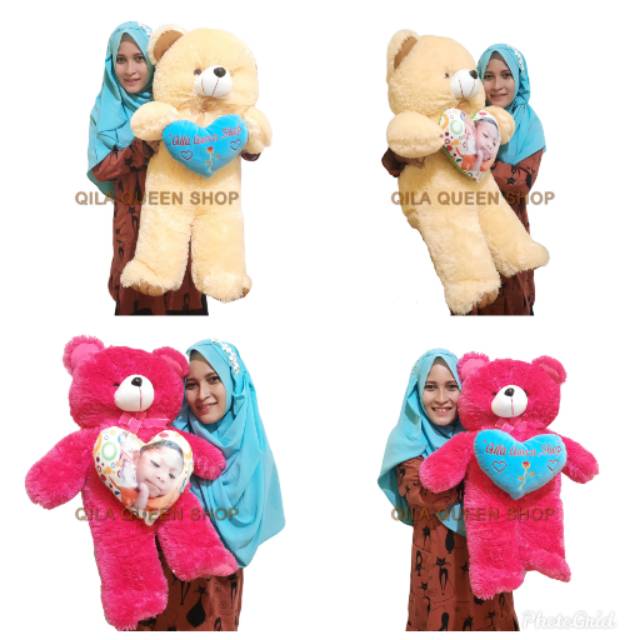 BONEKA Teddy bear XL 70CM gratis Ukir nama atau photo