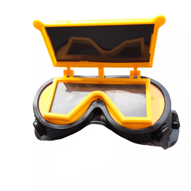 Kacamata Las Gerinda Buka Tutup Safety Welding Goggles