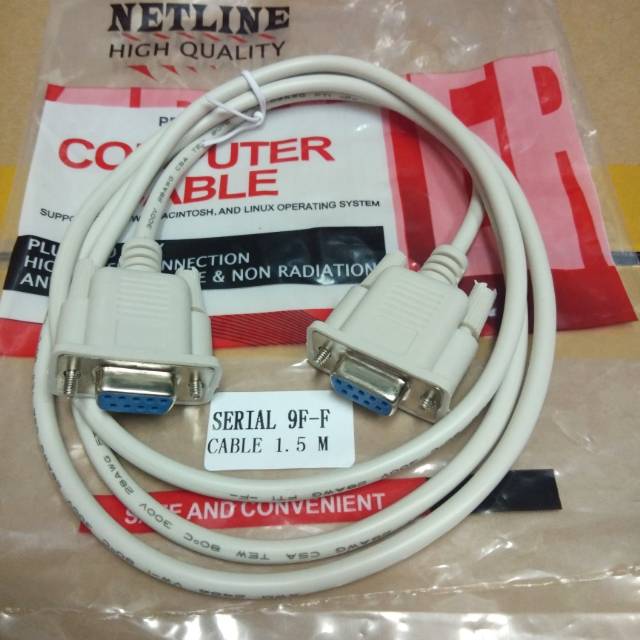 Netline Kabel Serial DB9 (RS232) Female to Female 1,5Meter