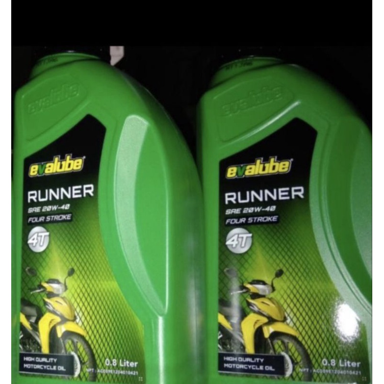 OLI MESIN MOTOR BEBEK DAN MATIC 0,8LITER EVALUBE NEW