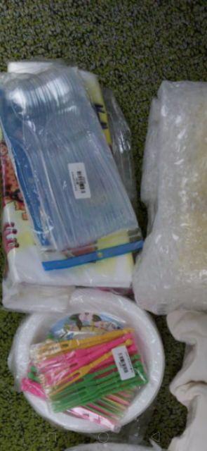 Piring Plastik Kecil (p6)/piring Plastik/piring Makan Plastik 50pcs