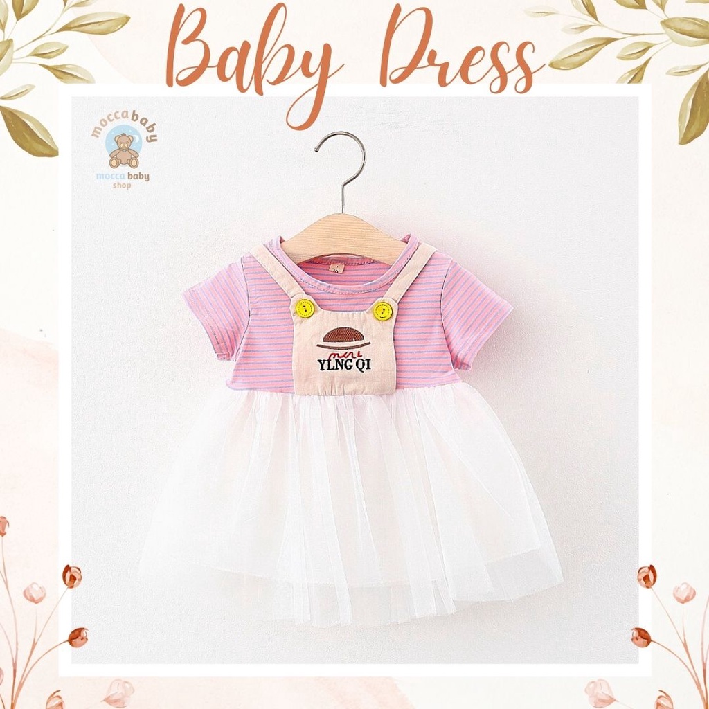 MBSS - Dress Bayi Perempuan / Baju Bayi Cewek / Pakaian Bayi Perempuan Lucu