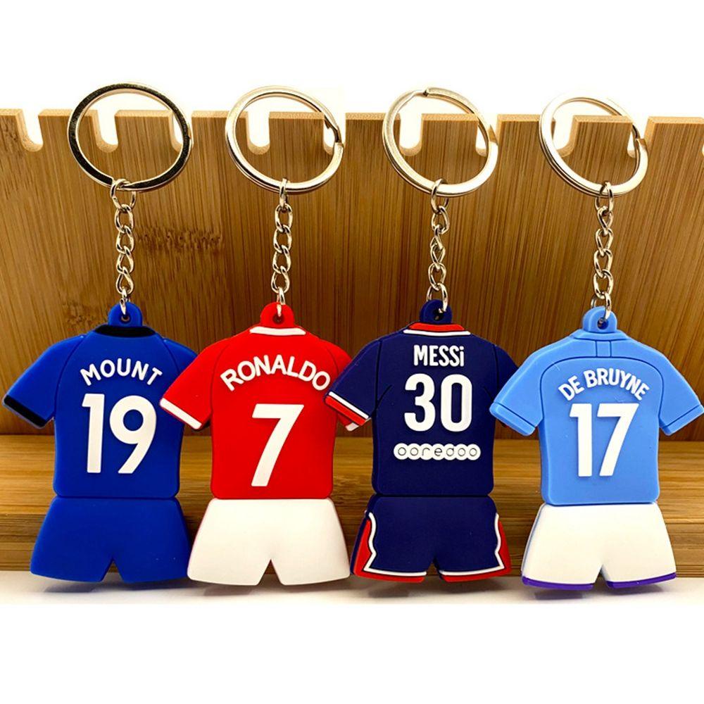 Needway Football Jersey Pendant Ornamen Lucu Bintang Sepak Bola Mini Football Shirt'Gantungan Kunci Korea Untuk Pria Key Pendant