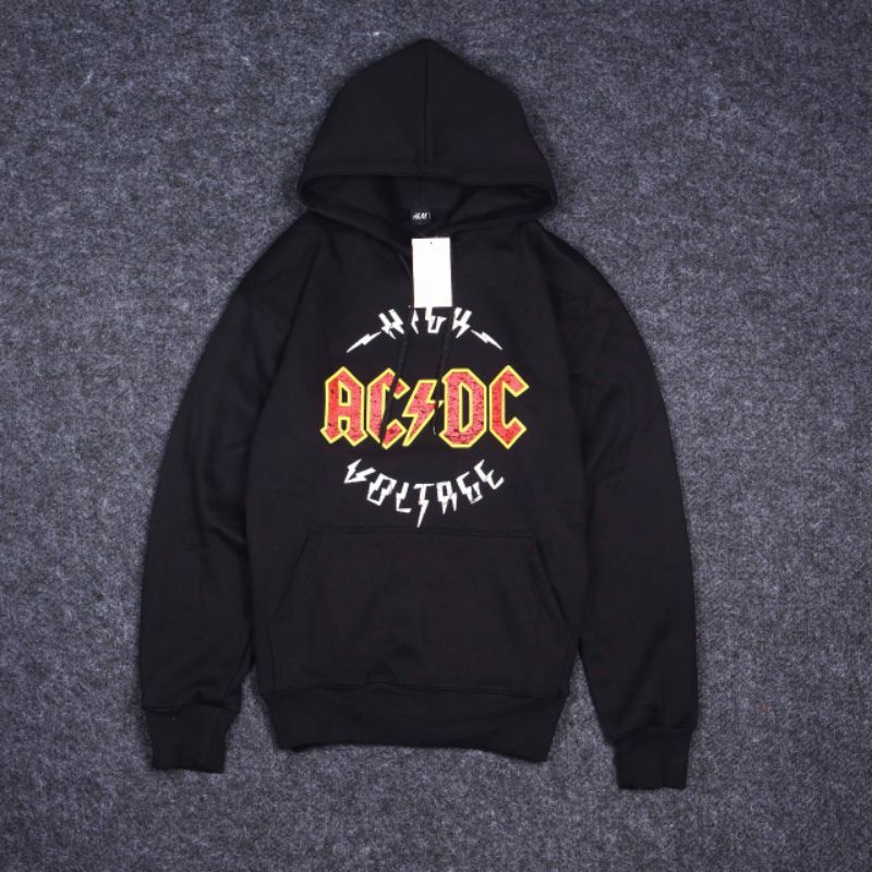 Hoodie H&M X ACDC Original Jaket Sweater H&M Original