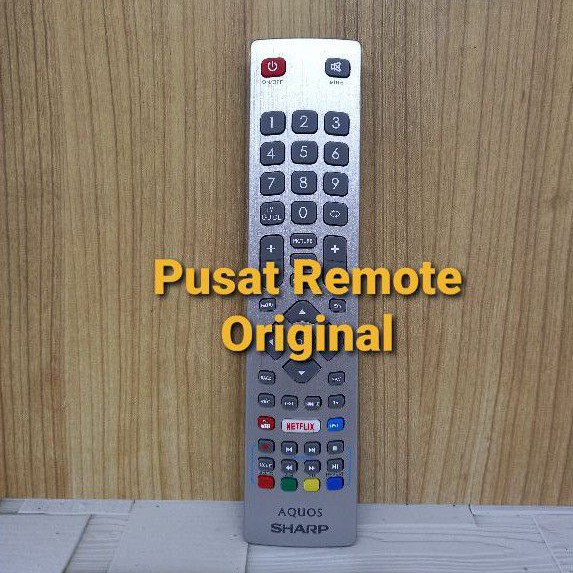 REMOTE REMOT SMART TV SHARP AQUOS UHD 4K SHWRMC0115 ORIGINAL ASLI