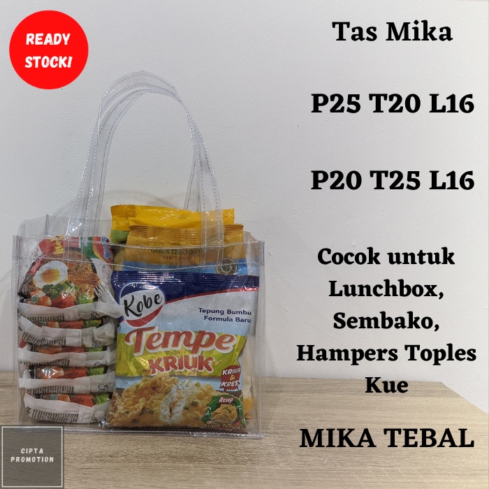 

Tas mika | Lunchbox mika | Goodiebag mika | Tas souvenir | Tas sembako | Tas promosi