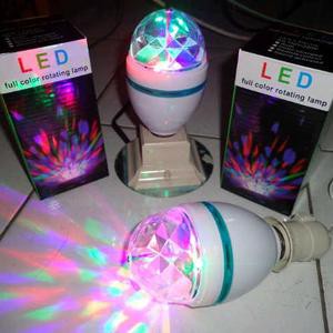 Lampu Disco Disko LED Full Color Rotating Lamp / Ulang Tahun / Pesta Party Light