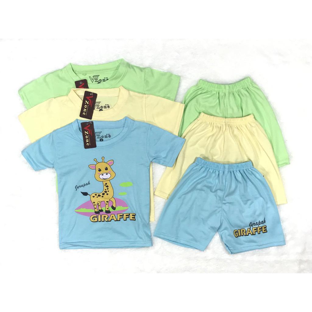 STELAN ANAK  COWOK  CEWEK SET BAJU ANAK  ANIMAL PAKAIAN ANAK  