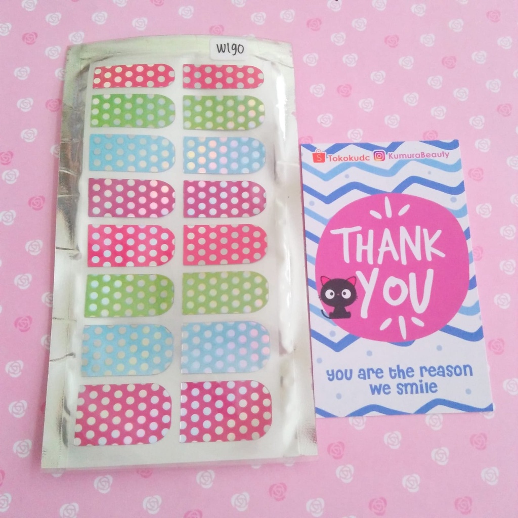 PART2 NAIL ART 3D NAIL ART STICKER DIVA MINX &amp; NAIL COVER KUKU