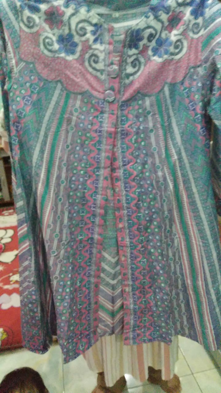 (bayar Dirumah)tunik Batik  Shibori Jumputan Terbariu Size