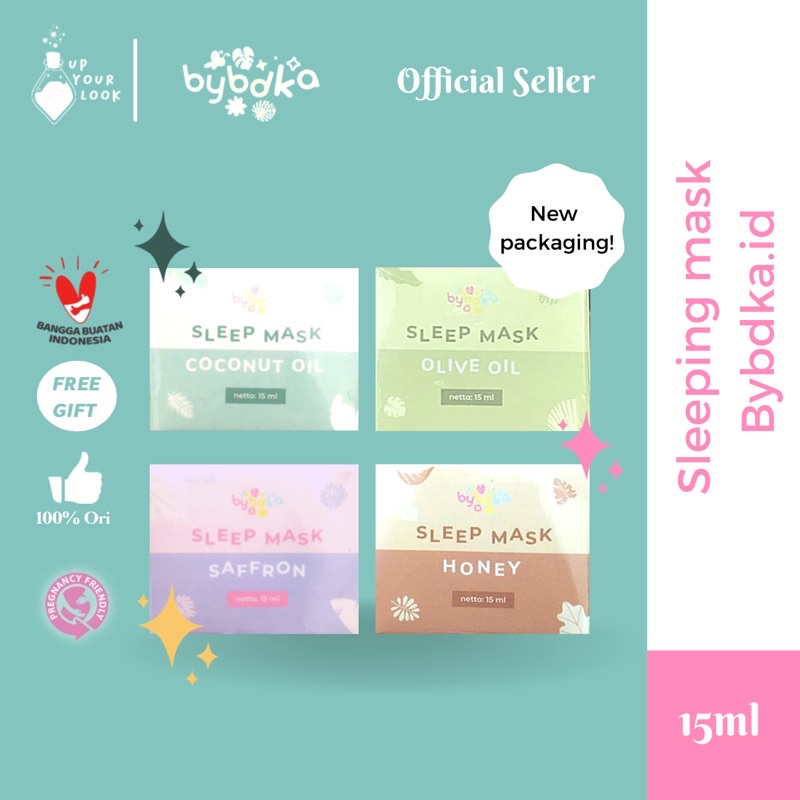 ✨Up Your Look✨ Sleep mask 15 &amp; 50 ml Sleeping mask Bybdka bybdka.id